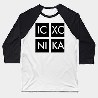 Jesus Christ Conquers ICXC NIKA Baseball T-Shirt